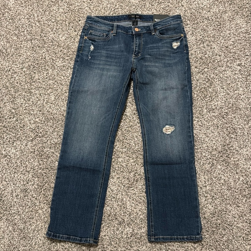BNWT WHBM CROP DENIM 8
